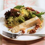 Gorgonzola dolce with Field Greens in Mustardy Vinaigrette