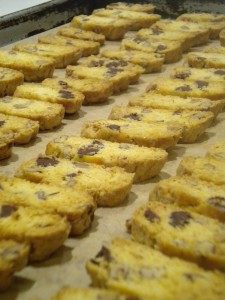 chocolate-pecan biscotti