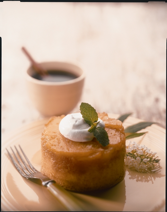 Rum-Spiked Pineapple Upside Down Cakes